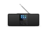 Philips Radio por Internet R8805/10 Dab+ Radio con Spotify Connect (Bluetooth, Temporizador, Alarma Dual, Panel de Carga Qi para Móviles, USB) Color Negro