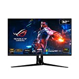 ASUS ROG Swift PG32UQ - Monitor de Gaming, HDMI 2.1, 4K UHD, 144 Hz, IPS, 1 ms, G-Sync, DSC, ELMB, Variable Overdrive, DisplayHDR 600, 98% DCI-P3, Punto Cuántico, DisplayPort 1.4, Negro