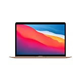Apple Ordenador Porta?Til MacBook Air (2020): Chip M1 de Apple, Pantalla Retina de 13 Pulgadas, 8 GB de RAM, SSD de 512 GB, Teclado retroiluminado, ca?Mara FaceTime HD, Sensor Touch ID, Color Oro