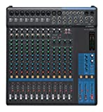 Yamaha MG16 Mezclador compacto – Mezclador compacto de 16 canales, 4 buses de grupo, 4 AUX, kit para montaje en rack y preamplificadores de micro D-PRE