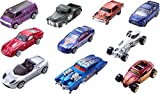 Hot Wheels Pack de 10 vehículos, coches de juguete (modelos surtidos) (Mattel 54886)