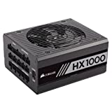 Corsair HX1000 - Fuente de Alimentación (Completamente Modular, 80 Plus Platinum, 1000 Watt, EU), Color Negro