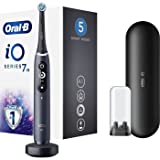 Oral-B iO 7N Cepillo de Dientes Eléctrico con Mango Recargable, Tecnología Magnética de Braun, 1 Cabezal, Pantalla Negro y Estuche de Viaje, color Negro