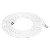 Amazon Basics - Cable para internet Ethernet Gigabit de banda ancha RJ45 Cat 7, color balnco, 6 m