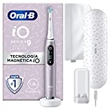 Oral-B iO9 Cepillo de Dientes Eléctrico con Mango Recargable, Tecnología Magnética iO, 1 Cabezal, Pantalla a Color, Cargador, Funda Magnética y Estuche de Viaje - Cuarzo Rosa, Edición Especial