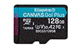 Kingston SDCG3/128GBSP Tarjeta microSD ( 128GB microSDXC Canvas Go Plus 170R A2 U3 V30 Sin SD adaptador)