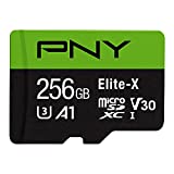 PNY Elite-X microSD 256GB, U3, V30, A1, Class 10, hasta 100MB/s - P-SDU256U3100EX-GE 1 256 GB