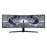 Samsung LC49G93TSSRXEN Odyssey G9 - Monitor curvo de 49'' DQHD (5120 x 1440p, 1 ms, 240 Hz, GSync, FreeSync Premium Pro, LED, HDR1000, 32:9, 420 cd/m², 1000R, HDMI, PBP, PIP) Blanco