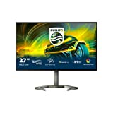 Philips Momentum 27M1F5800 - Monitor para Juegos UHD de 27 Pulgadas, HDR600, Compatible con G-Sync, FreeSync Premium Pro (3840 x 2160, 144 Hz, HDMI 2.1, DisplayPort, USB Hub), Color Negro