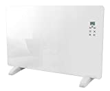 Haverland CHRISTA-20 | Radiador Convector Eléctrico Portátil | 2000W | Diseño Moderno de Cristal | Programación 7 días | Touch Control | LCD | Mando a distancia | Timer