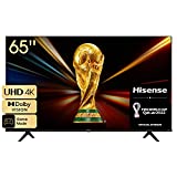 Hisense 65A6EG (65 Pulgadas) 2022 Series - Smart TV 4K UHD con Dolby Vision HDR, DTS Virtual X, Freeview Play, Alexa Built-in, Bluetooth (Nuevo 2022), Black 4K UHD HDR Smart TV