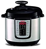 Tefal Fast & Delicious Multicooker - Olla a presión eléctrica 1200 W, 25 programas automáticos, modo manual, incluye recetario, cestillo de cocción al vapor, 6 litros de capacidad