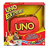 UNO Extreme - Juego de Cartas Familiar con Lanzador - Con Luz y Sonido - 112 Cartas - De 2 a 10 Jugadores - Regalo para Niños de 7+ Años y Adultos