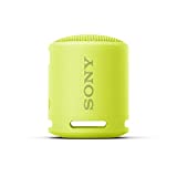 Sony SRS-XB13 - Altavoz Bluetooth Compacto, Duradero y Potente con EXTRA BASS (Resistente al agua, Inalámbrico, 16h Autonomía), Amarillo Lima