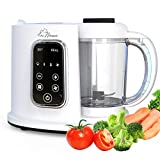 Avec Maman Baby Cuisine Robot Cocina Bebé + NUEVO 2022 + Procesador de alimentos para bebé 4 en 1 + Tritura, Cocina al vapor, Calienta biberones y potitos + Regalo bebé ideal + Libre de BPA