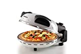 Ariete 918 Pizza en 4' minutos, horno de pizza, 1200 W, piedra refractaria con tratamiento antiadherente, temperatura máxima 400 °C, 5 niveles de cocción, color blanco