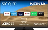 Nokia Smart TV - 50 Pulgadas (126 cm) Android TV (QLED 4K UHD, WLAN, Dolby Vision, HDR10, DVB - C/S2/T2, Netflix, Prime Video, Disney)