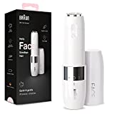 Braun Face Rasuradora Facial Depiladora para Mujer con Luz Smartlight Incorporada, Depiladora Facial con Precisión, Labio Superior, Barbilla y Mejillas, FS1000, Blanco